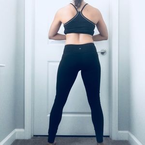 LULULEMON LOW WAIST BLACK LEGGINGS